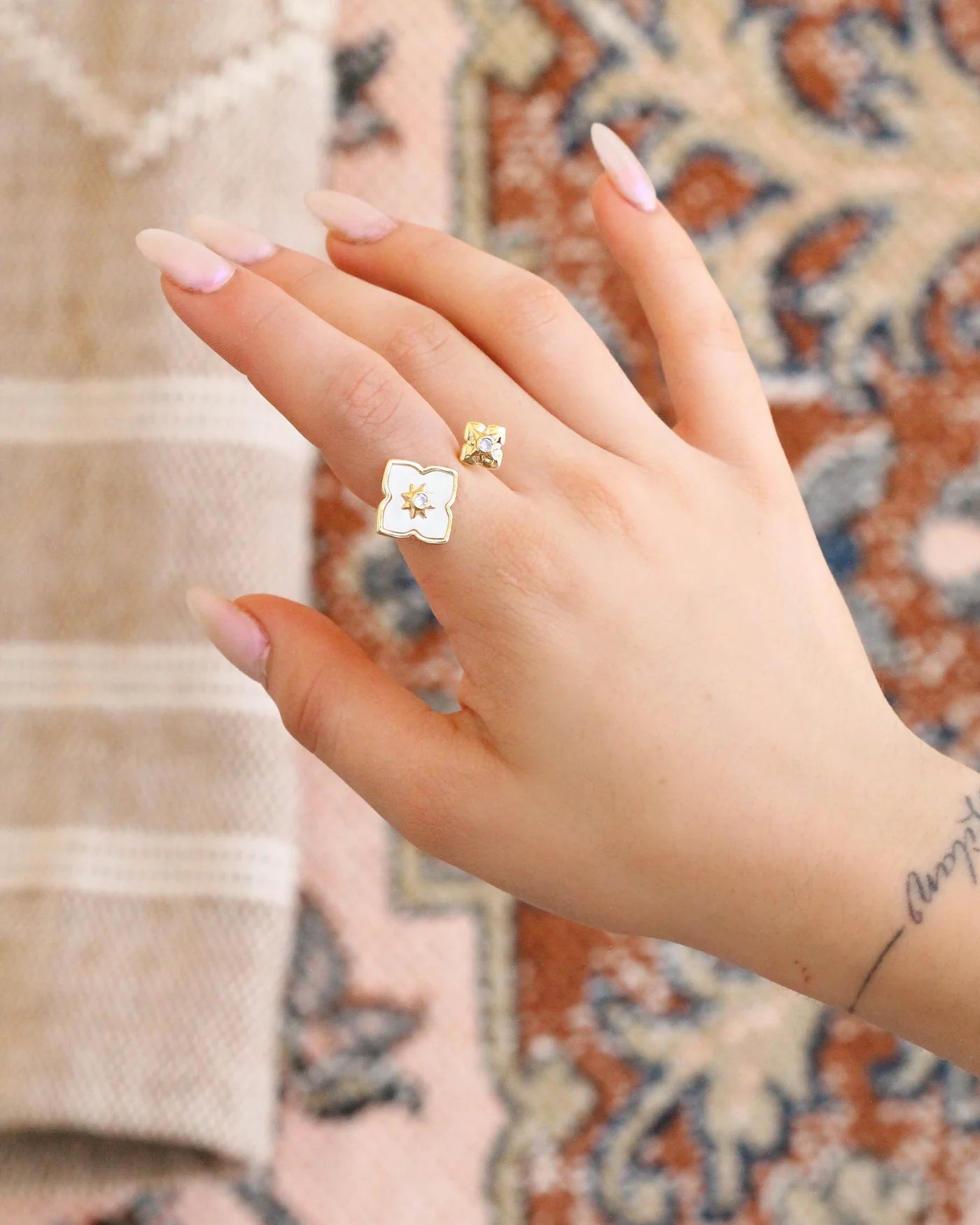 Double Flower Ring