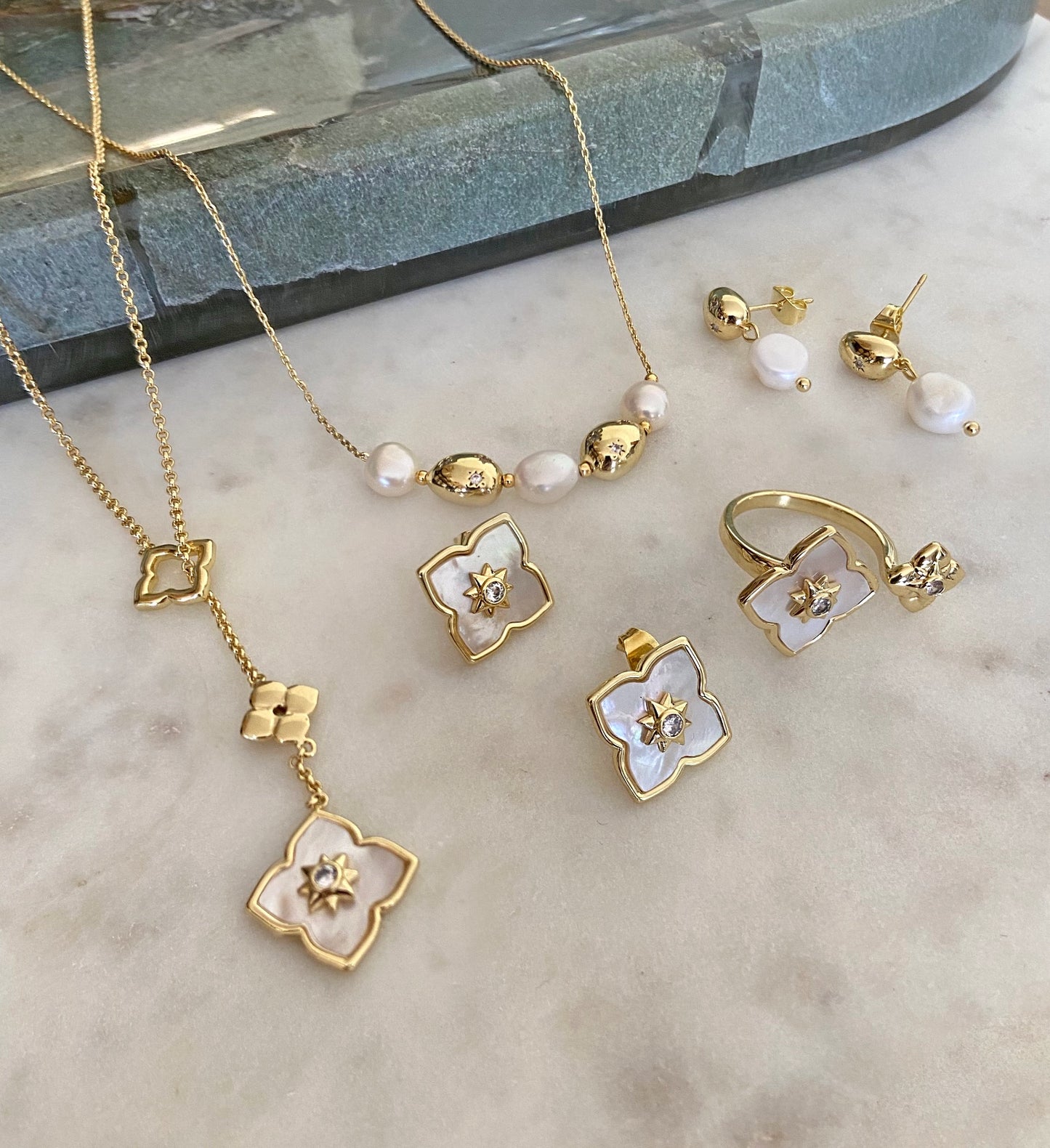 Pearl 'n' Bean Necklace