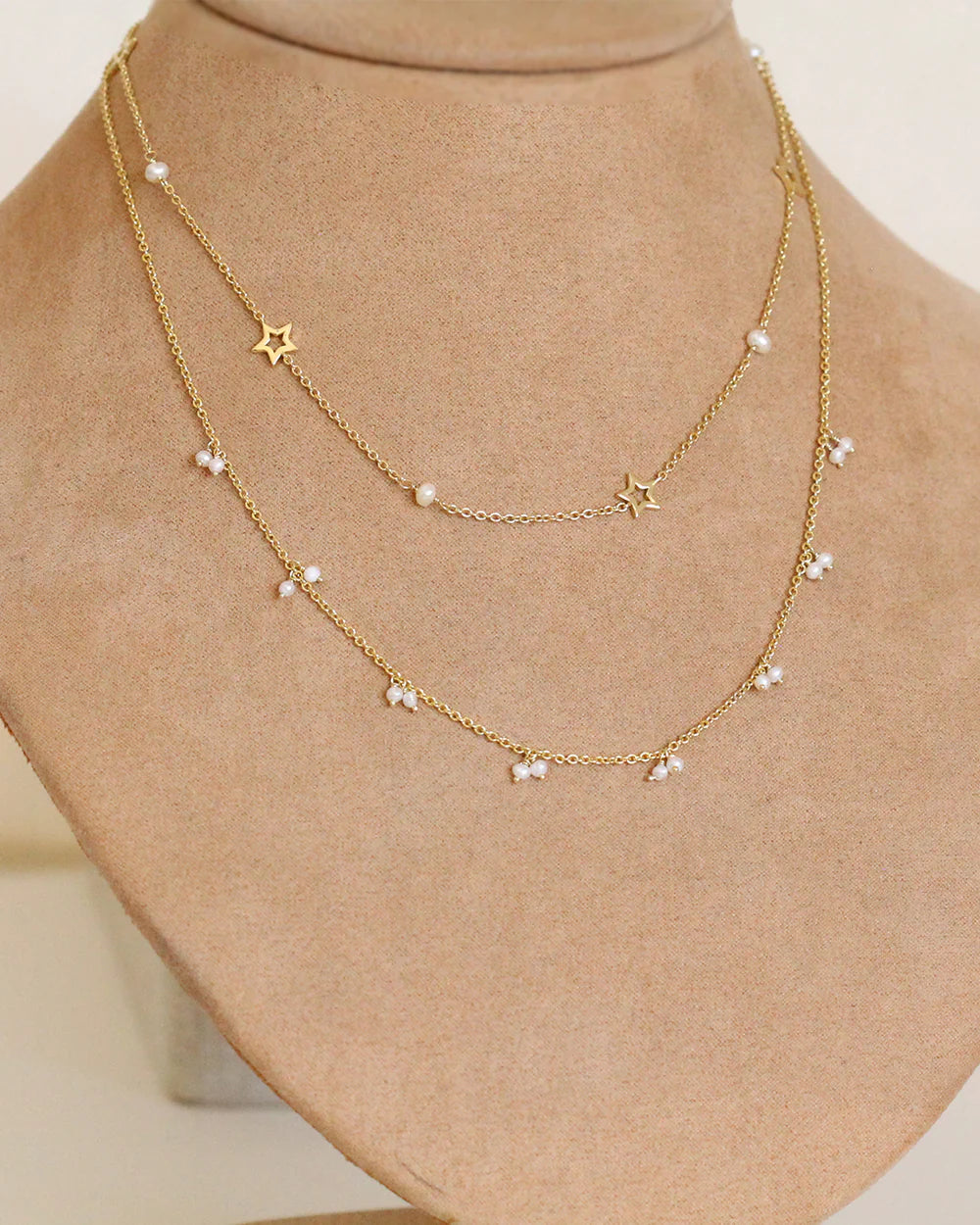 Stars & Pearls Necklace