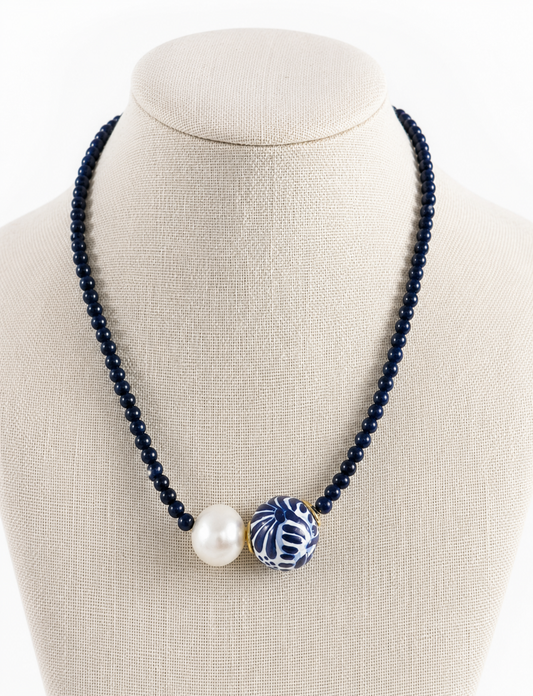 Talavera Azul Necklace