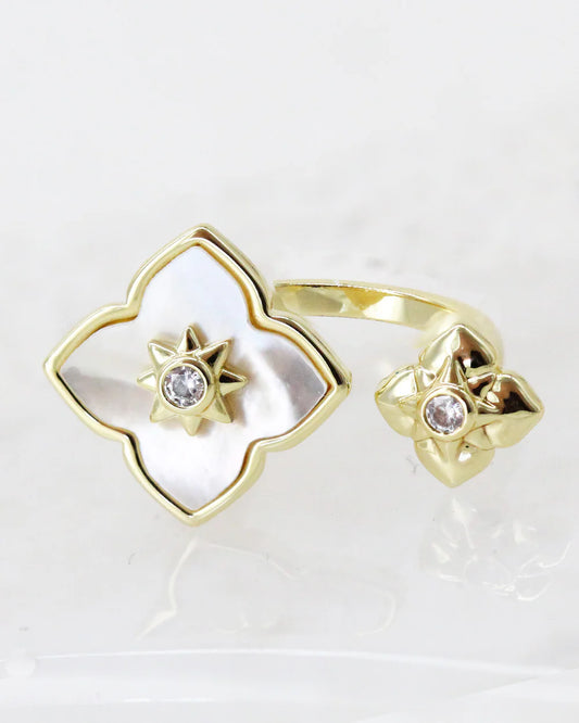 Double Flower Ring