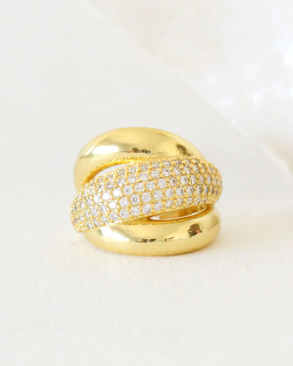 Golden Braid Ring