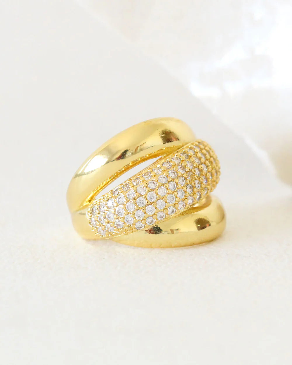 Golden Braid Ring