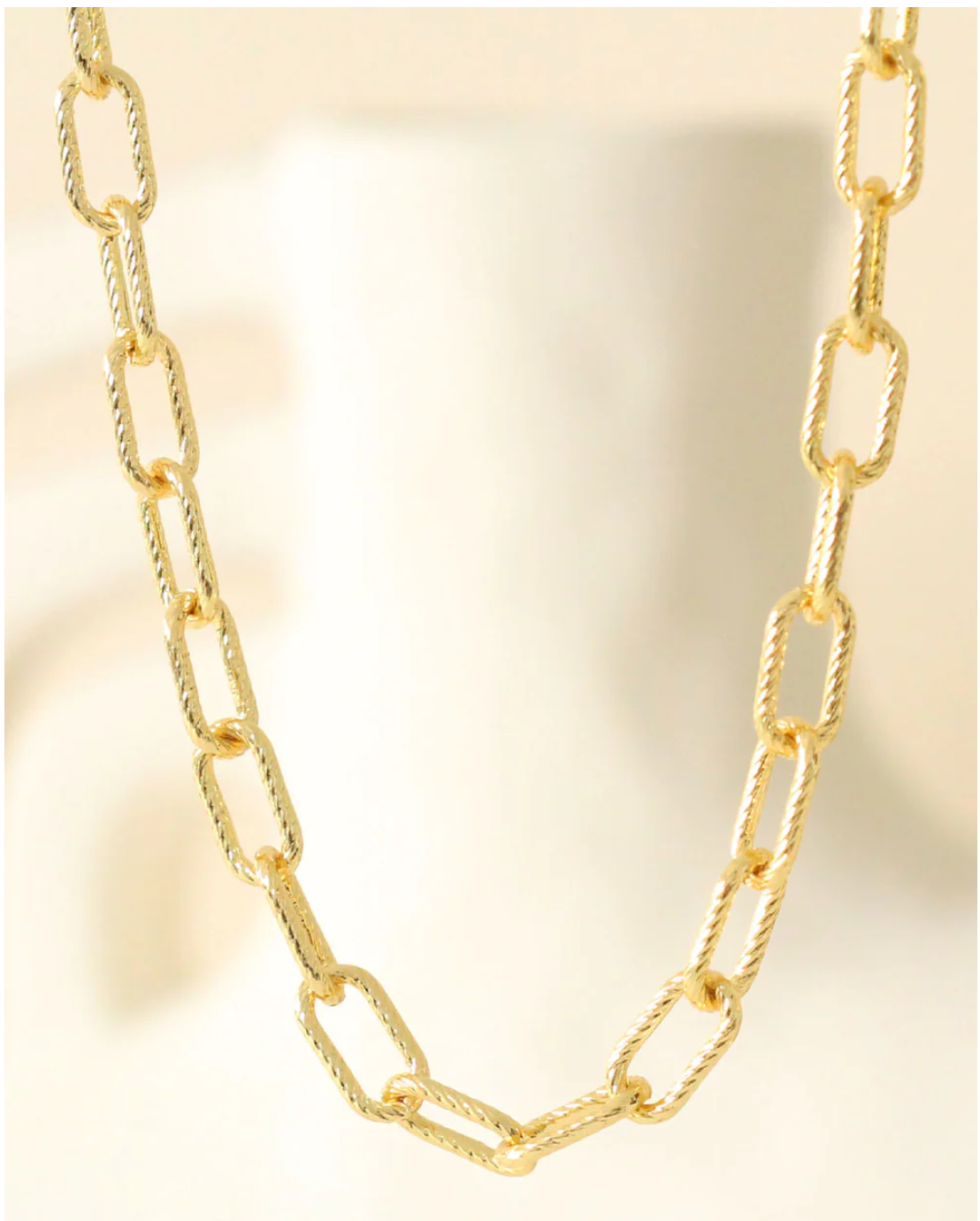 Aria Paperclip Chain Necklace