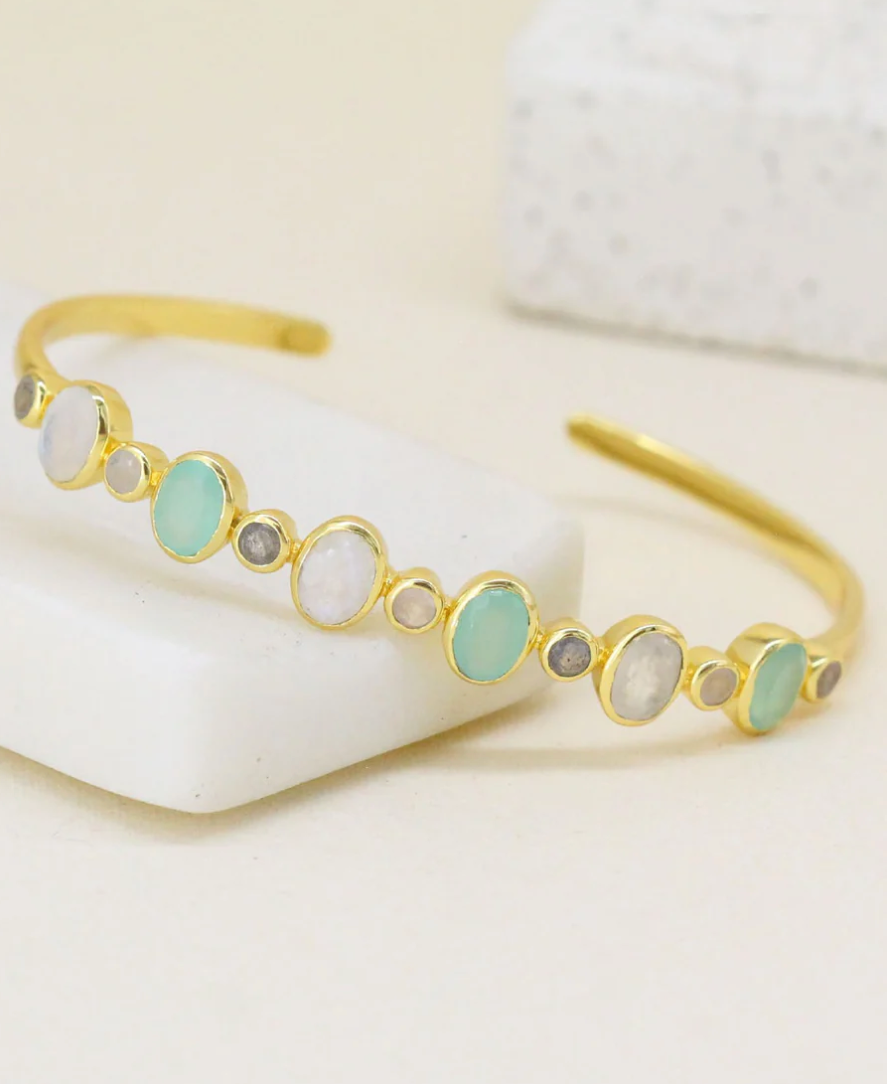 Isla Multi-Stone Cuff Bracelet