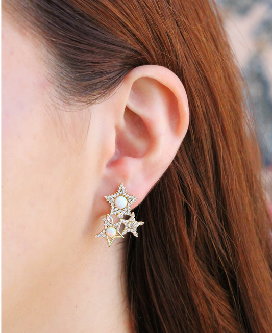 Starry Opal Earrings