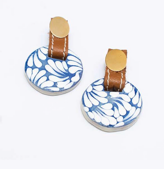 Cielo Drop Talavera Earrings