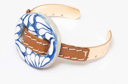 Talavera Azul Cuff