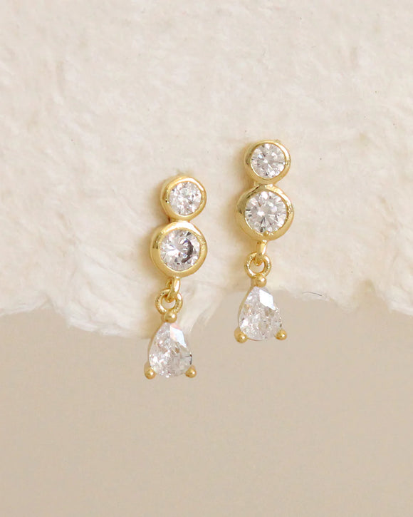 Mini Crystal Drop Earrings