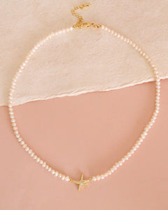 Starfish ‘n’ Pearls Necklace