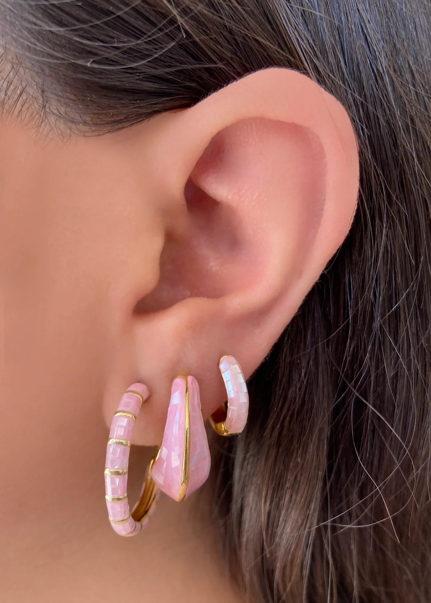 Rose Pink Sheila Earrings