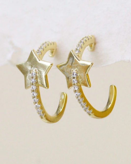Starlight Curve Hoops