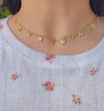 Golden Butterflies Necklace
