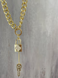 Lock ‘n’ Key Chain Necklace