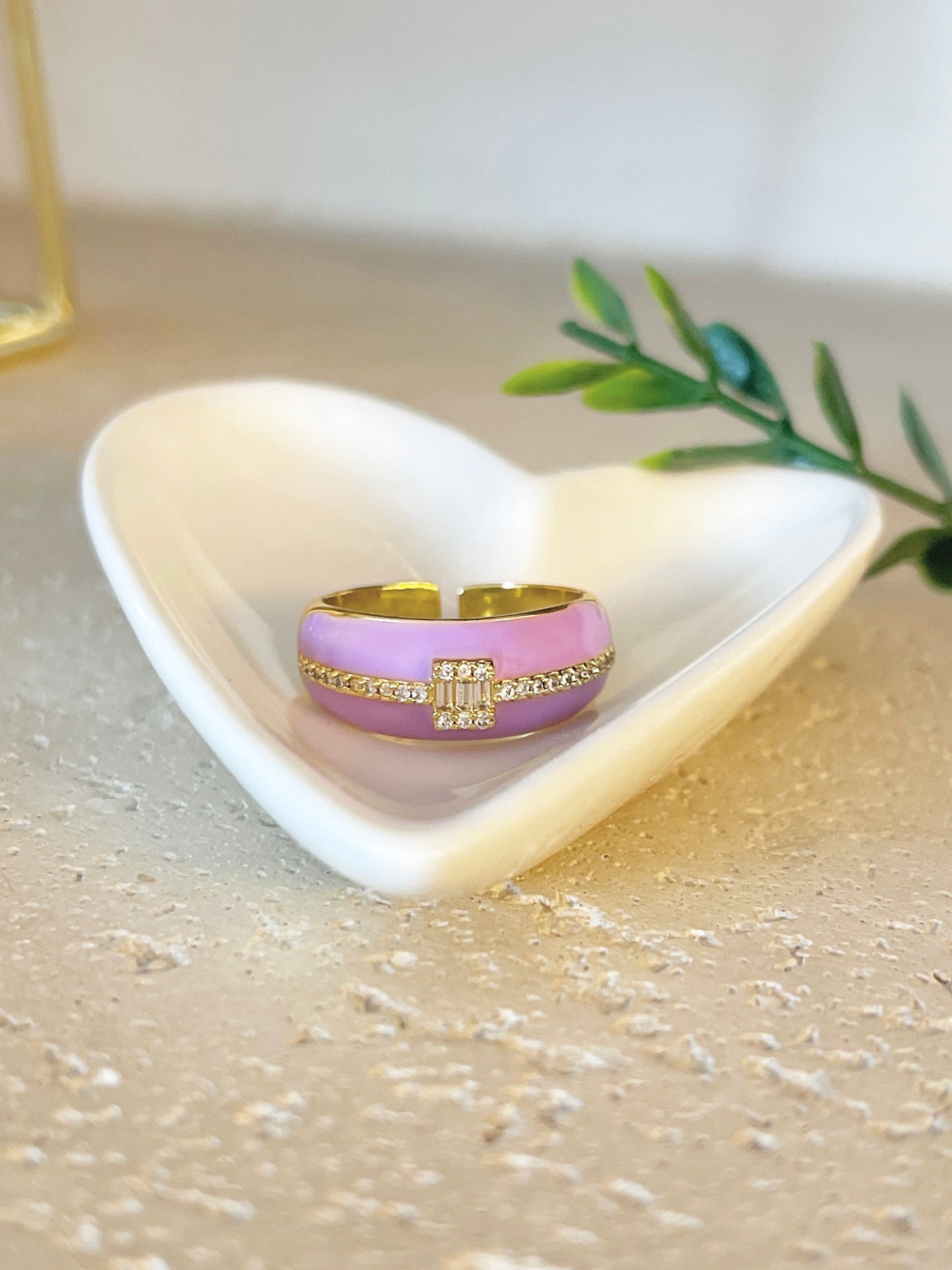 Purple Love Ring