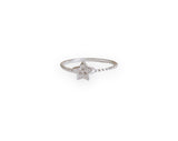 Star & Dotted Band Ring