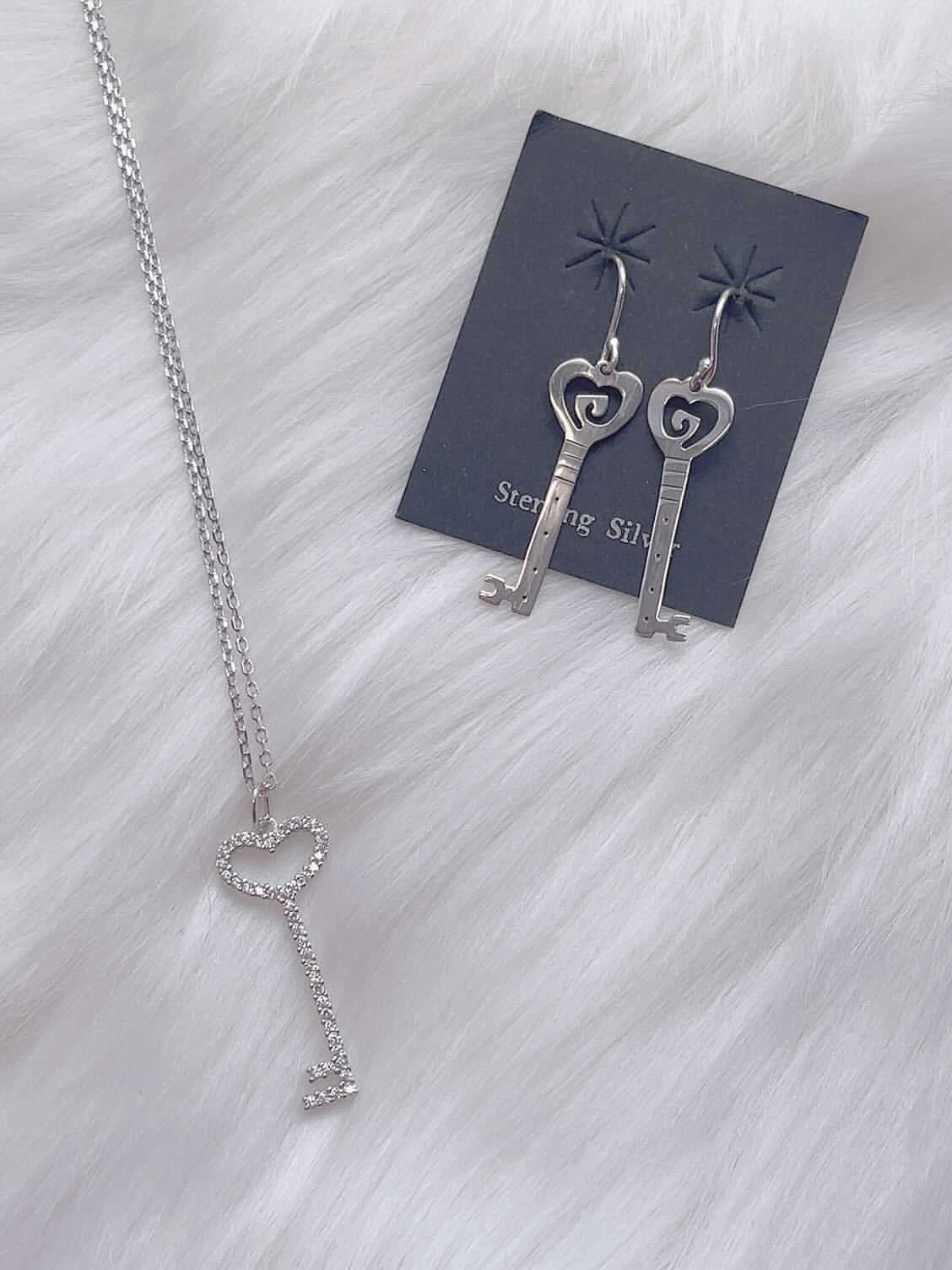 Heart Keys Dangles