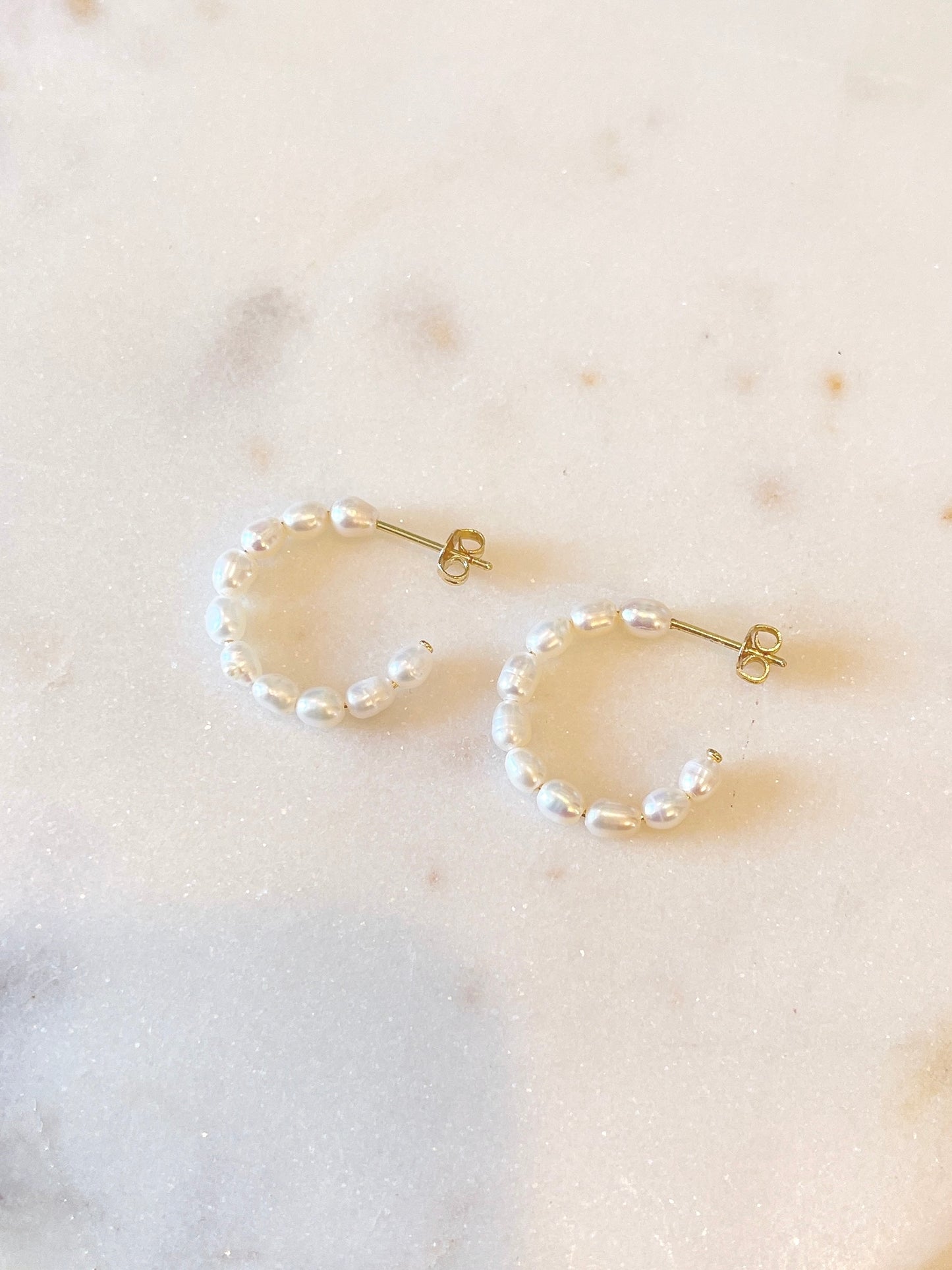 Pearl Hoops