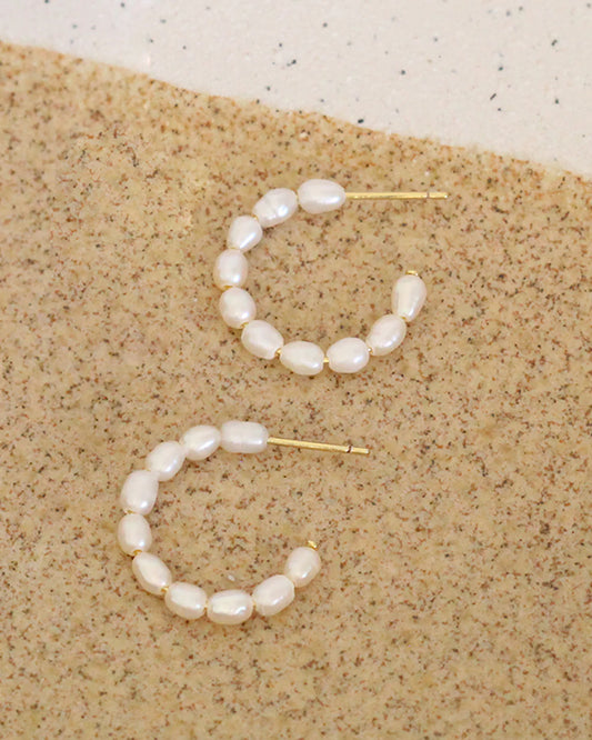 Pearl Hoops