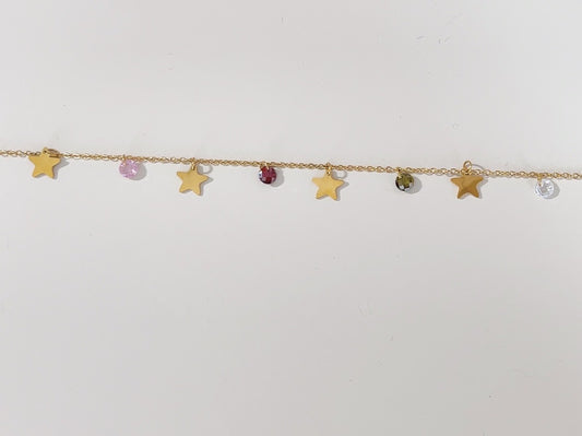 Stars & Beads Anklet