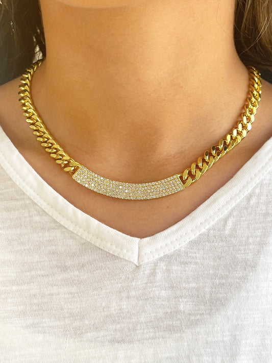 Gold Bling Collar